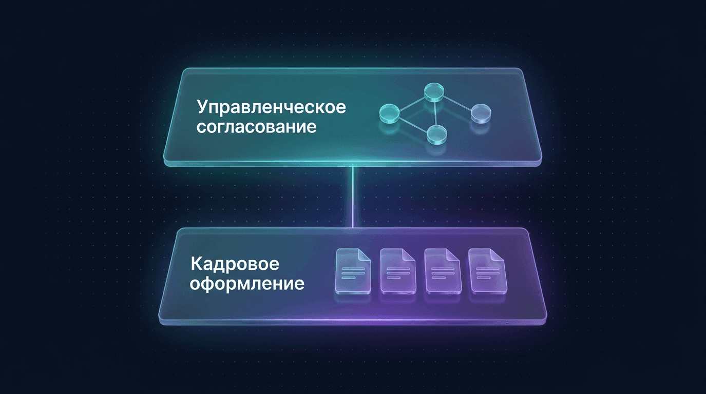 Управленческое согласование и кадровое оформление