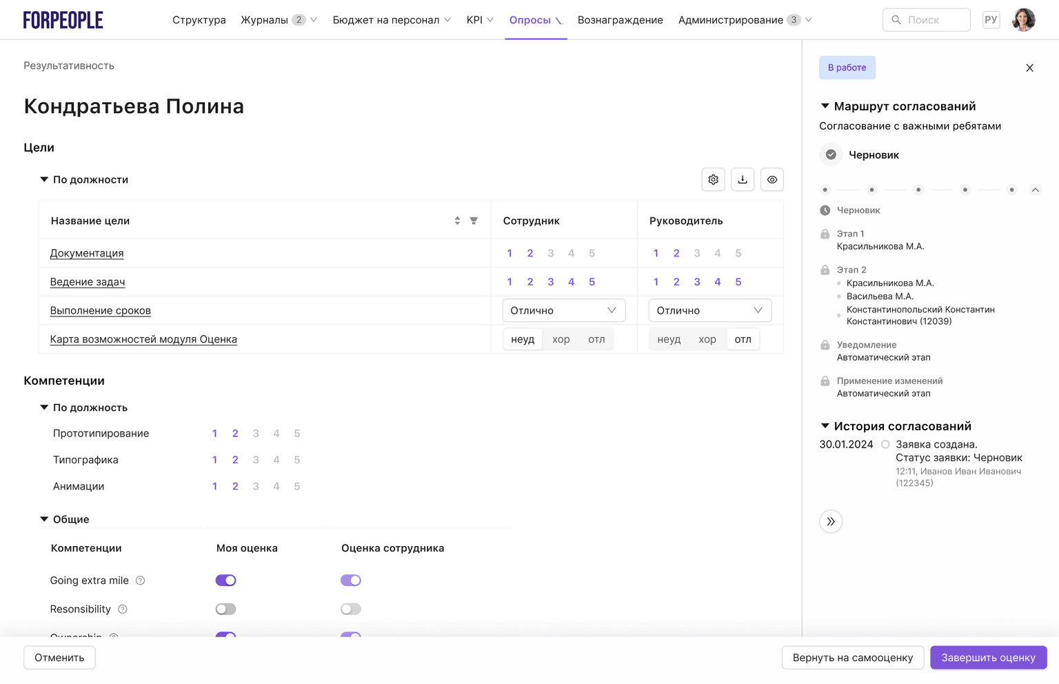 Постановка и оценка целей 3