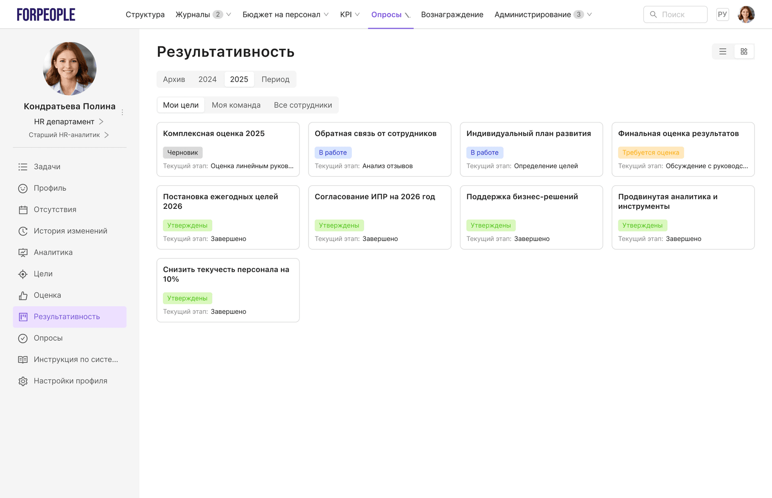 Постановка и оценка целей 1